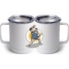 10 oz. White Stainless Steel Coffee Mug Thumbnail