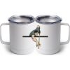 10 oz. White Stainless Steel Coffee Mug Thumbnail