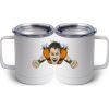 10 oz. White Stainless Steel Coffee Mug Thumbnail