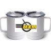 10 oz. White Stainless Steel Coffee Mug Thumbnail