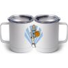10 oz. White Stainless Steel Coffee Mug Thumbnail