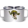 10 oz. White Stainless Steel Coffee Mug Thumbnail