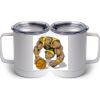 10 oz. White Stainless Steel Coffee Mug Thumbnail