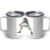 10 oz. White Stainless Steel Coffee Mug Thumbnail