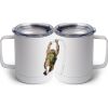 10 oz. White Stainless Steel Coffee Mug Thumbnail