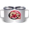 10 oz. White Stainless Steel Coffee Mug Thumbnail
