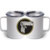 10 oz. White Stainless Steel Coffee Mug Thumbnail