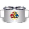 10 oz. White Stainless Steel Coffee Mug Thumbnail