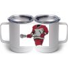 10 oz. White Stainless Steel Coffee Mug Thumbnail