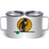 10 oz. White Stainless Steel Coffee Mug Thumbnail