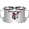 10 oz. White Stainless Steel Coffee Mug Thumbnail