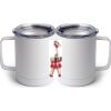 10 oz. White Stainless Steel Coffee Mug Thumbnail