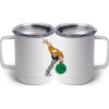 10 oz. White Stainless Steel Coffee Mug Thumbnail