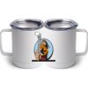 10 oz. White Stainless Steel Coffee Mug Thumbnail