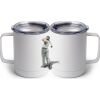 10 oz. White Stainless Steel Coffee Mug Thumbnail