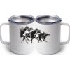 10 oz. White Stainless Steel Coffee Mug Thumbnail