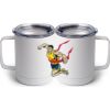 10 oz. White Stainless Steel Coffee Mug Thumbnail
