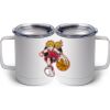 10 oz. White Stainless Steel Coffee Mug Thumbnail