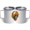 10 oz. White Stainless Steel Coffee Mug Thumbnail