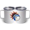 10 oz. White Stainless Steel Coffee Mug Thumbnail