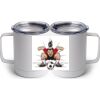 10 oz. White Stainless Steel Coffee Mug Thumbnail