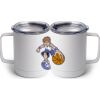 10 oz. White Stainless Steel Coffee Mug Thumbnail