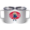 10 oz. White Stainless Steel Coffee Mug Thumbnail