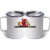 10 oz. White Stainless Steel Coffee Mug Thumbnail