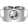 10 oz. White Stainless Steel Coffee Mug Thumbnail