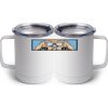 10 oz. White Stainless Steel Coffee Mug Thumbnail