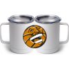 10 oz. White Stainless Steel Coffee Mug Thumbnail