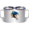 10 oz. White Stainless Steel Coffee Mug Thumbnail