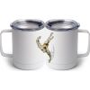 10 oz. White Stainless Steel Coffee Mug Thumbnail