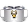 10 oz. White Stainless Steel Coffee Mug Thumbnail