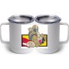 10 oz. White Stainless Steel Coffee Mug Thumbnail