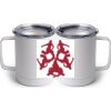 10 oz. White Stainless Steel Coffee Mug Thumbnail