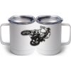 10 oz. White Stainless Steel Coffee Mug Thumbnail
