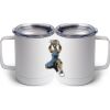 10 oz. White Stainless Steel Coffee Mug Thumbnail