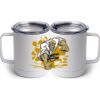 10 oz. White Stainless Steel Coffee Mug Thumbnail