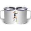 10 oz. White Stainless Steel Coffee Mug Thumbnail