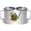 10 oz. White Stainless Steel Coffee Mug Thumbnail