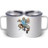 10 oz. White Stainless Steel Coffee Mug Thumbnail