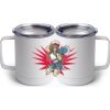 10 oz. White Stainless Steel Coffee Mug Thumbnail