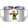 10 oz. White Stainless Steel Coffee Mug Thumbnail