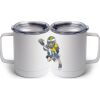 10 oz. White Stainless Steel Coffee Mug Thumbnail