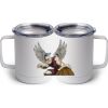 10 oz. White Stainless Steel Coffee Mug Thumbnail