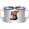 10 oz. White Stainless Steel Coffee Mug Thumbnail