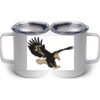 10 oz. White Stainless Steel Coffee Mug Thumbnail