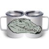 10 oz. White Stainless Steel Coffee Mug Thumbnail