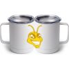 10 oz. White Stainless Steel Coffee Mug Thumbnail